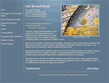 Tablet Screenshot of lifebeyonddeath.org